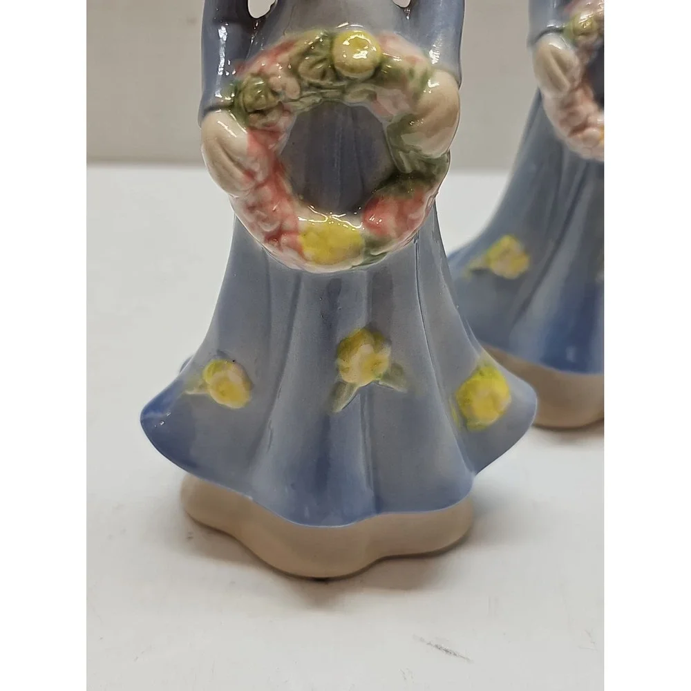Greenbrier International Porcelain Young Lady with Wreath~6.75